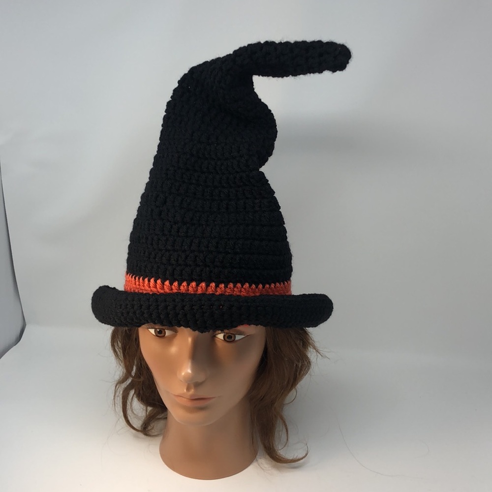 Wizard hat hand crochet adult or teen hand crochet - Picture 1 of 5